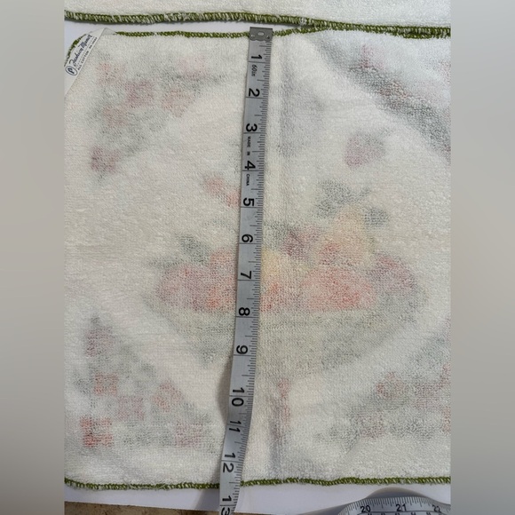 Set of 2 Vintage Fashion Manor Cotton Fruit Basket Wash Clothes-Like New - Picture 5 of 6